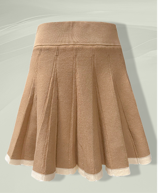 Autumn Hue Pleated Golf Skirt