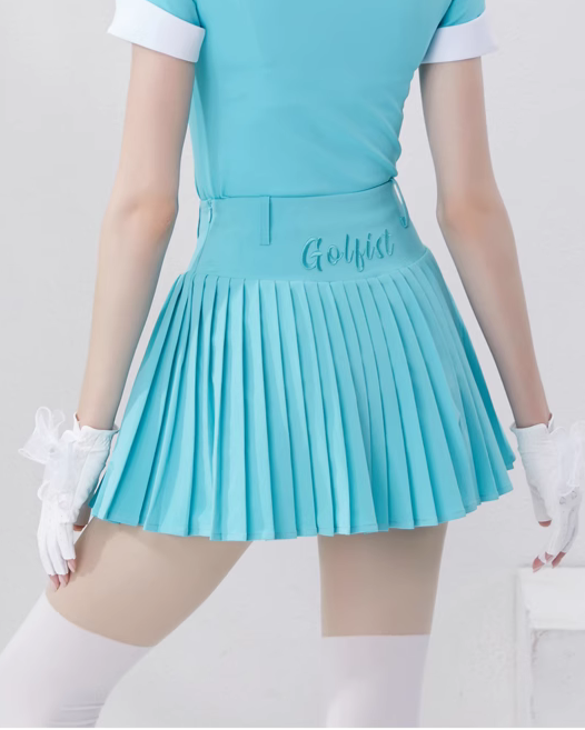ハイウエストプリーツスカート