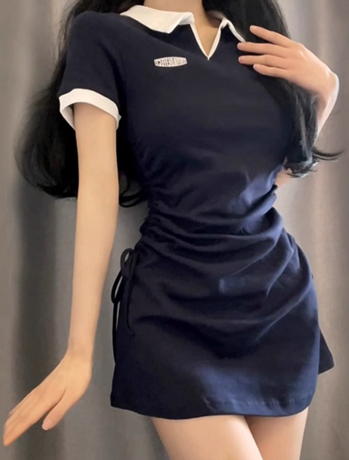 ワンポイントポロワンピース