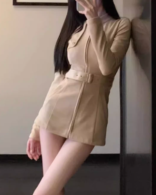 フィットオータムジャケットワンピース