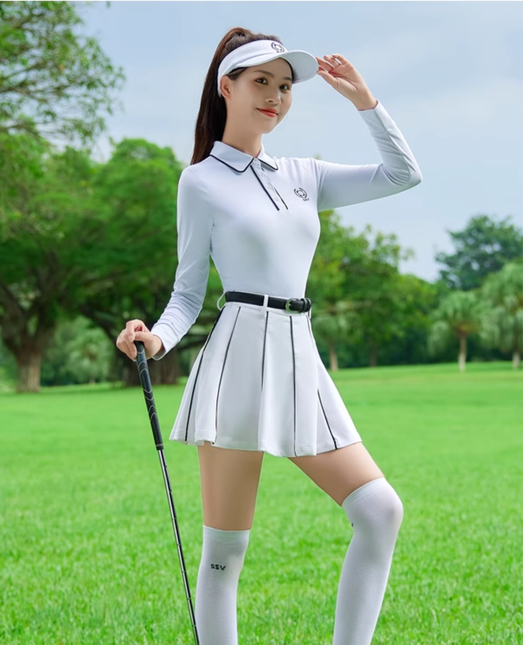 ホワイトグレースゴルフセットアップ