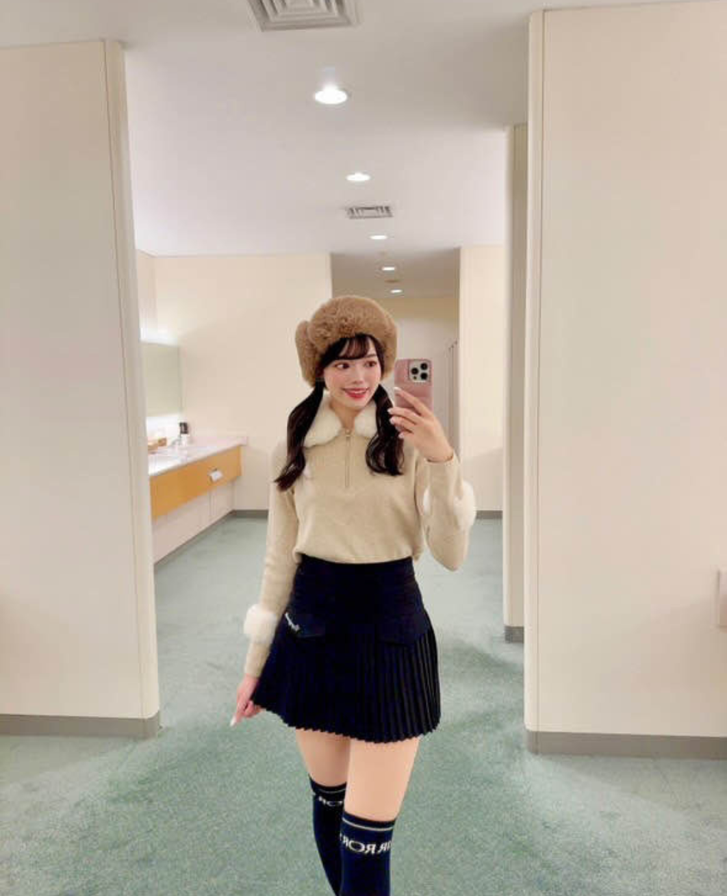 ファーカラーセットアップ