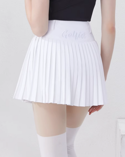 ハイウエストプリーツスカート