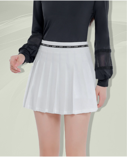 Chic Monochrome Bowtie Skirt