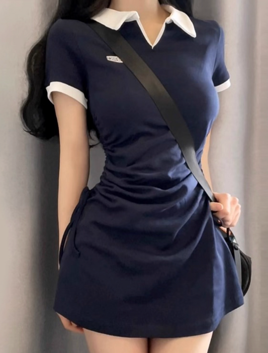 ワンポイントポロワンピース