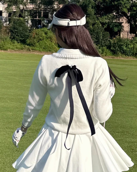 ロイヤルバックリボンカーディガン