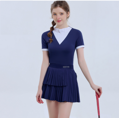 Elegant Pleated Tennis Skirt