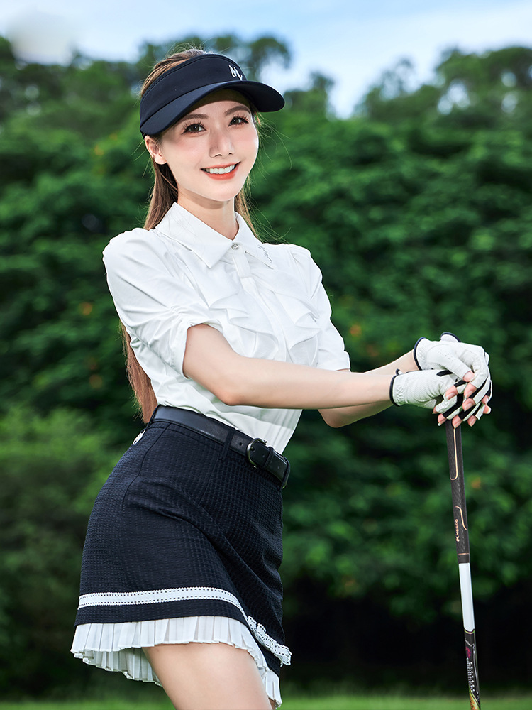 Classic Trimmed Pleated Golf Skirt